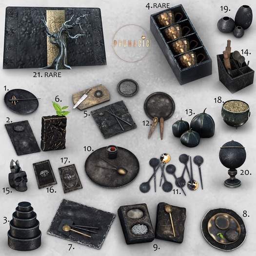 *PROMAGIC* Wabisabi-StackedCups 4- RARE