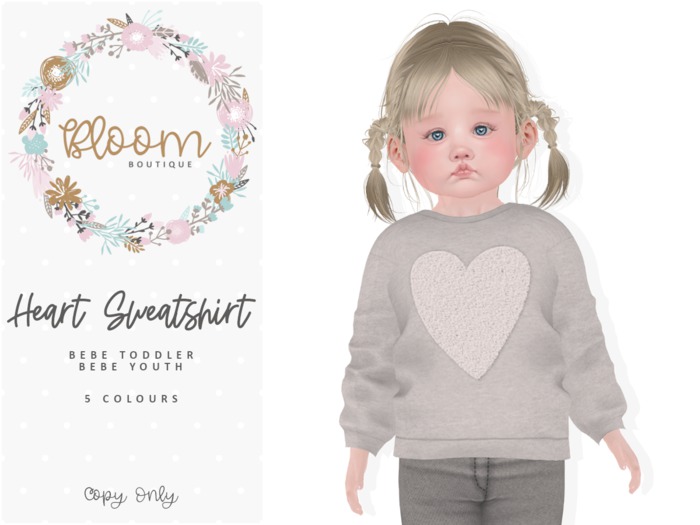 Bloom Heart Sweatshirt Fatpack