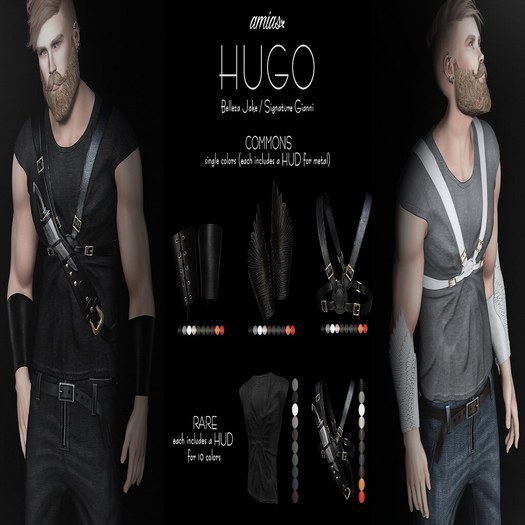 amias - HUGO wings  burgundy - Gianni - !REZ ME!