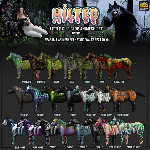 HILTED - Little Clip Clop Pet - Blue Splash (ADD ME)
