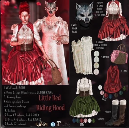 UNA.LittleRedRidingHood Cape Teal