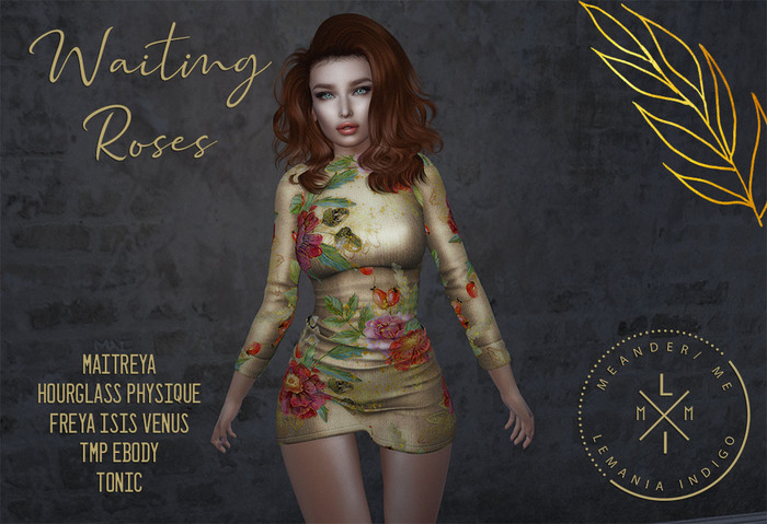 M/M Waiting Dress ROSES  Bag (Add Me)