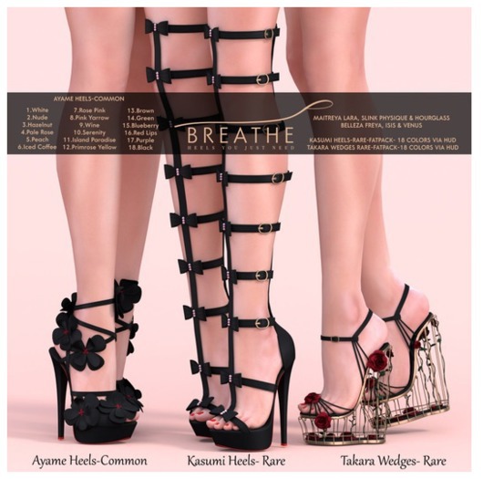 [BREATHE]-Sakura Heels-Island Paradise