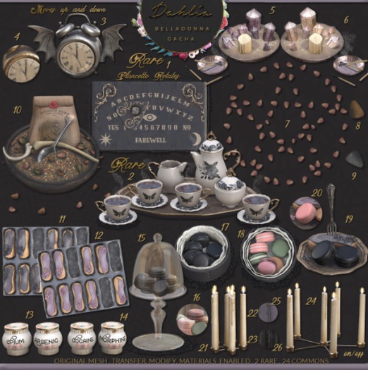 Dahlia - Belladonna - Macaron Box - Light 18 (BOXED)