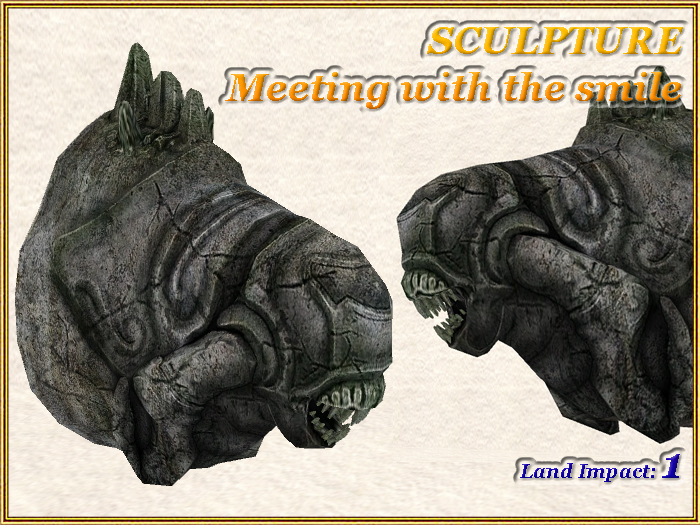 SCULPTURE Meeting with the smile