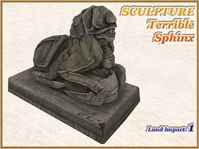 SCULPTURE Terrible Sphinx (1 LI)