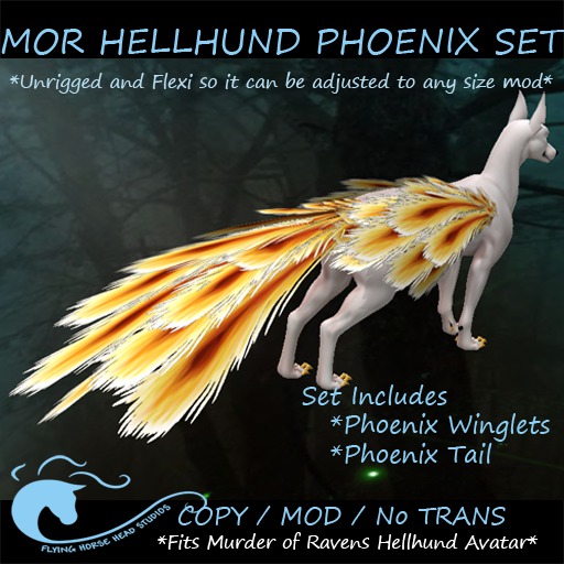 M.O.R. Hellhund Phoenix Feathers Set