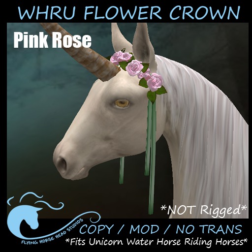 ~FHHS~ WHRU Rose Flower Crown-Pink