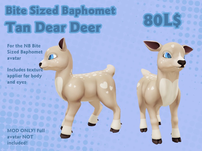 Liminality- Bite Sized Baphomet Tan Dear Deer Mod