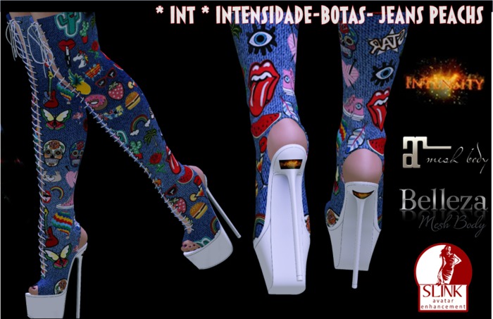 *INT* INTENSITY-BOOTS- Jeans PEACHS