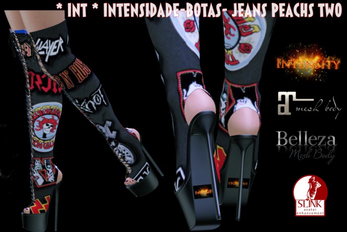 *INT* INTENSITY-BOOTS-Jean Rock Roll