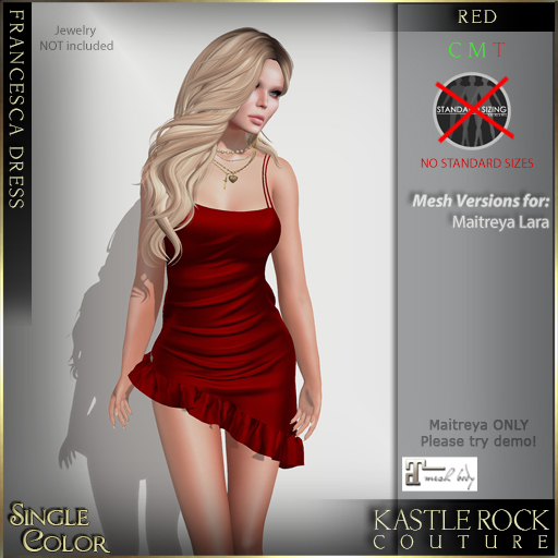 :KR: Francesca Dress - Red