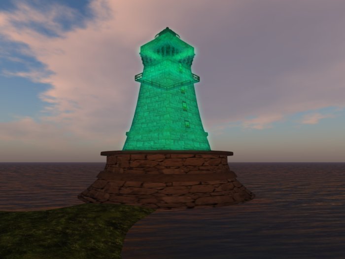 ghostly lighthouse