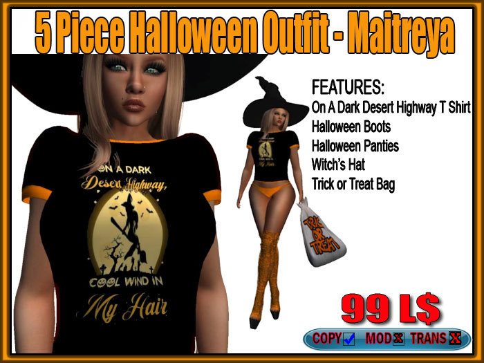 BLACKY'S HALLOWEEN OUTFIT - Maitreya (Boxed)
