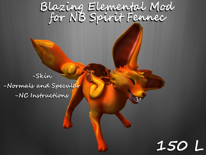 Blazing Elemental Mod for NB Spirit Fennec BOXED