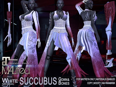 Second Life Marketplace - DEMO MALified: 6x Succubus Outfits - Maitreya