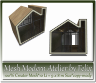 Mesh Modern Atelier by Felix 10 Li = 9x8m Size copy-mody