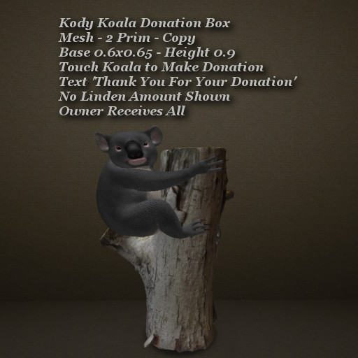 Kody Koala Donation Box