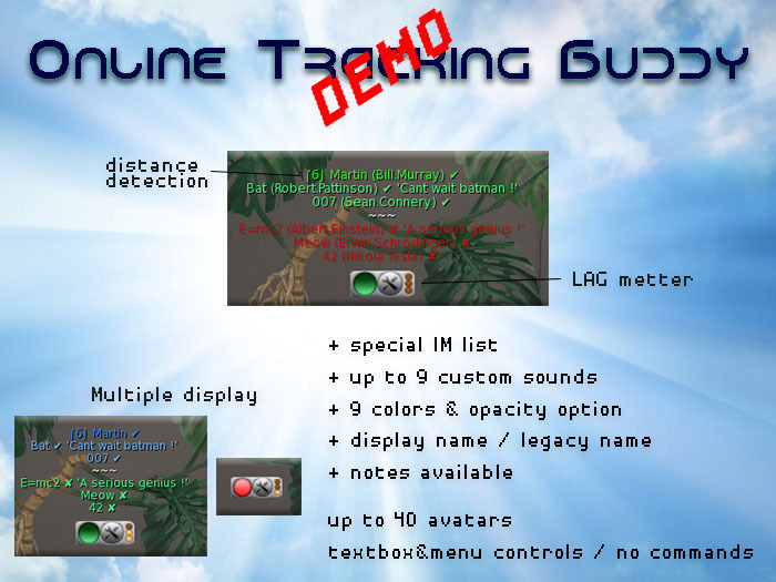 DEMO Online Tracking Buddy