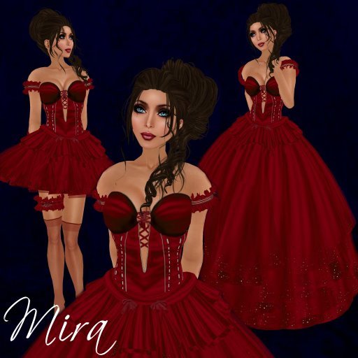 [K~*~S] Mira - Gown - Ruby