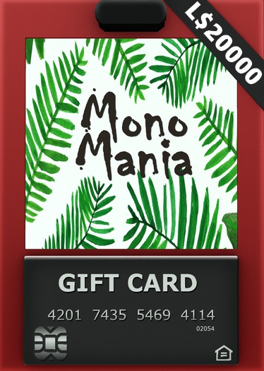 MONOMANIA - GiftCard L$20000