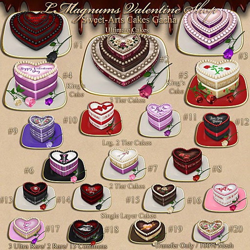 #07 LMagnums: Sweet-Arts Cakes - Lrg 2 Tier Cake