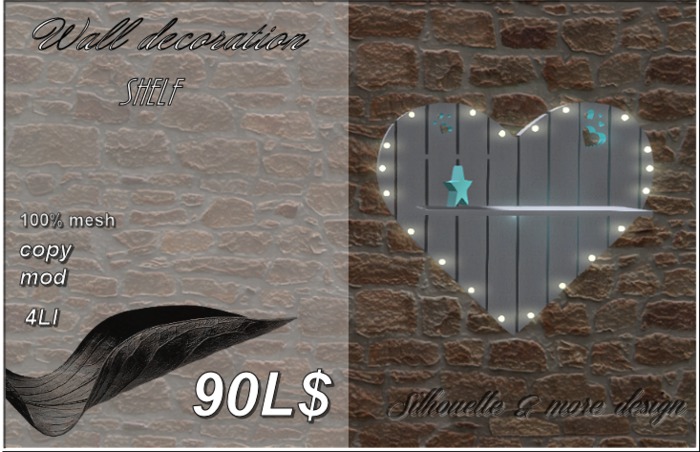 Wall decoration heart