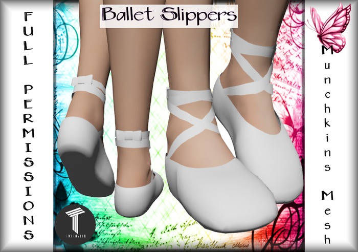 {M} [Full Perm Mesh] Ballet Slippers [Tweenster]