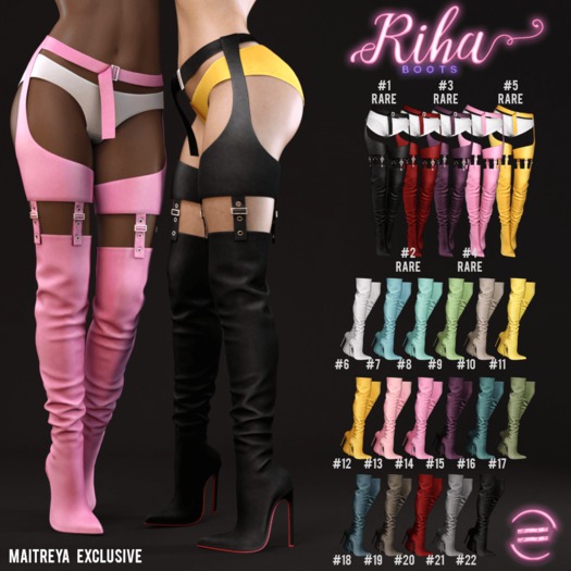 EQUAL - Riha Boots - Green - #17 GACHA