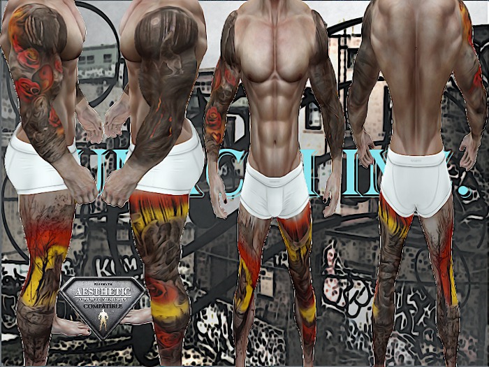 :.TUNECHI INC.: Wolves Sleeves/Legs Color Aesthetic