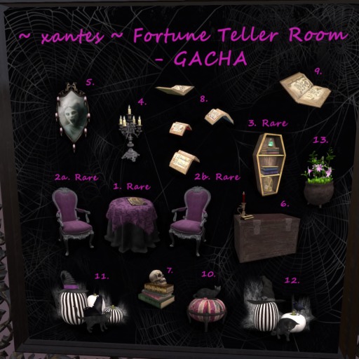 ~Xantes~ Fortune Teller Room Complete Boxed Set