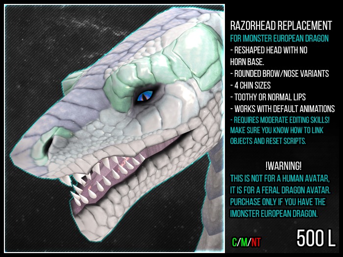 [M.O.R] EUROPEAN DRAGON RAZORHEAD