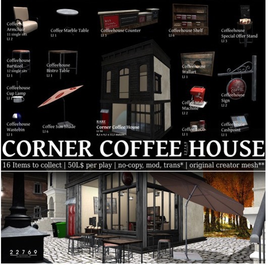 22769 ~ [bauwerk] The Corner Coffee House - RARE