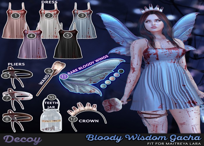 Decoy - Bloody Wisdom Gacha: #4 Dress Lavender