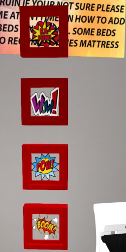 Super hero Hanging Pictures
