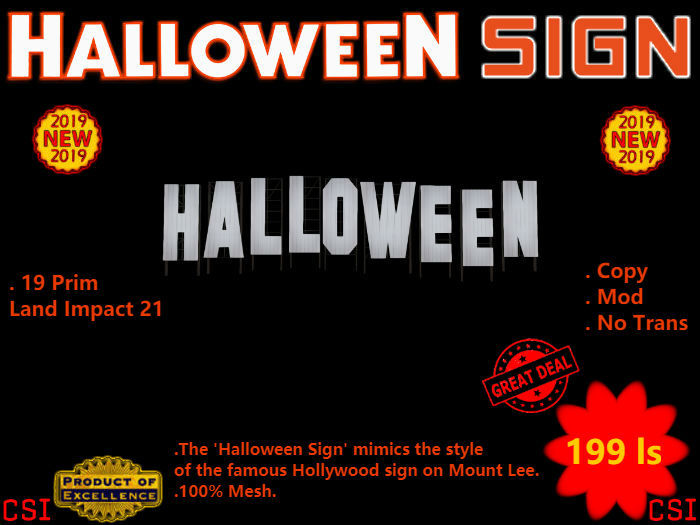 Halloween Sign (box)