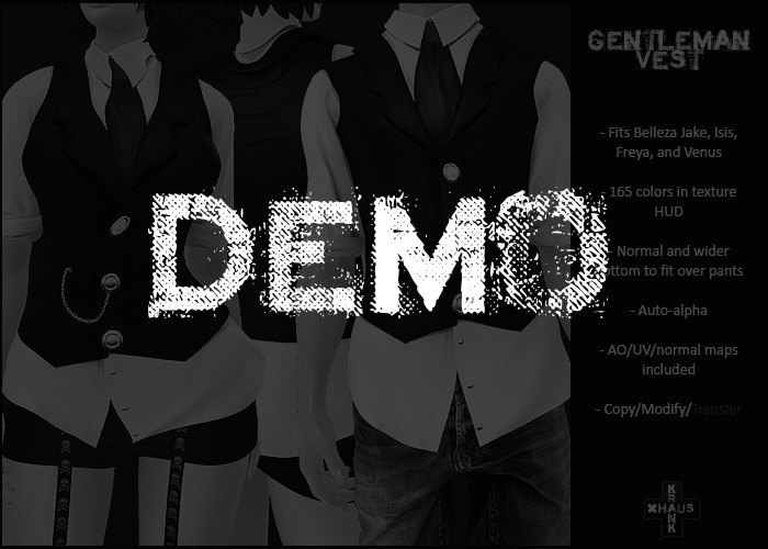 krankhaus - Belleza - Gentleman Vest DEMO
