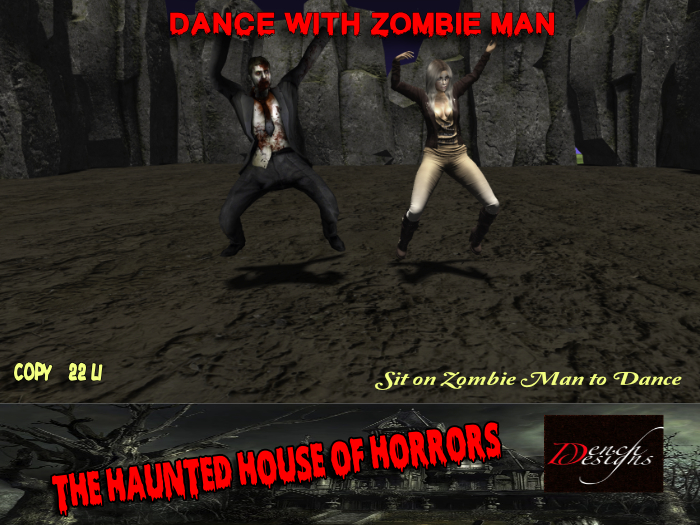 Dance with Zombie Man by Dench Designs
