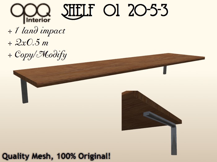 OPQ Shelf 01 20-5-3 (CM) (Boxed)