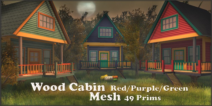 Ducky - Wood Cabin Mesh - Autumn Orange/Red/Green