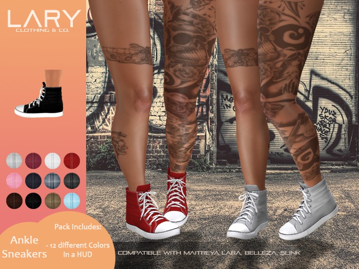 LARY - Ankle Sneakers with HUD