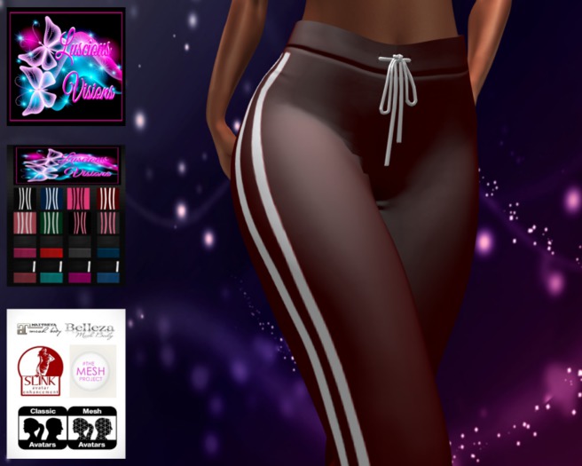 LV- Sweat Pants W/Hud