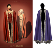 (Stitched) Hakon Cloak - Purple