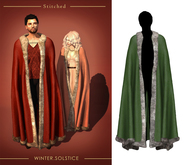 (Stitched) Hakon Cloak - Green