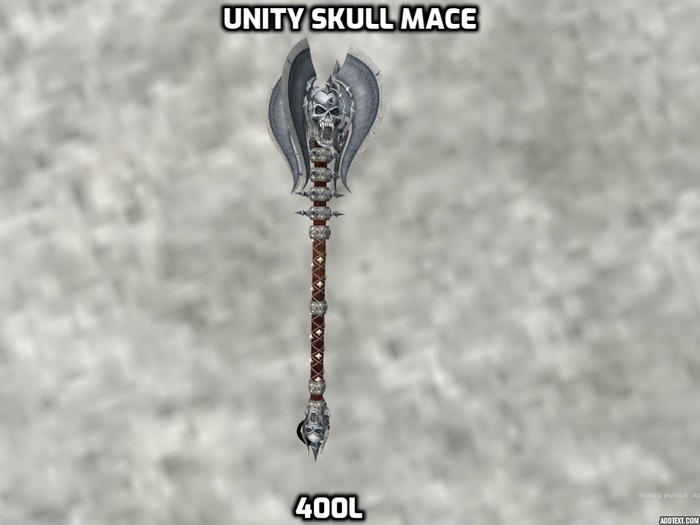 Unity Maxim !!!!AAA Skull Mace Unity