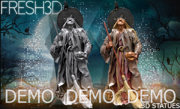 Fresh3D Witch STATUE-DEMO