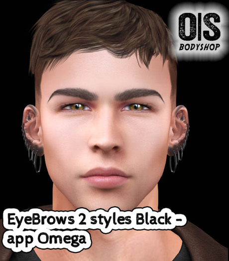!OS! EyeBrows 2 styles Black - app Omega