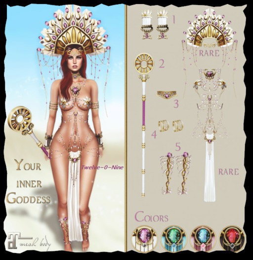 Belle Epoque { Your Inner Goddess } Blue Chocker (box)