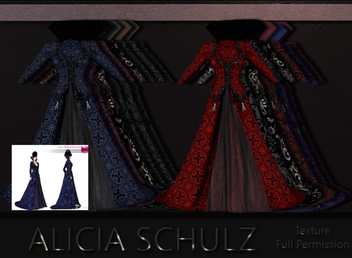 [Alicia Schulz] Texture for MI963361 Once Upon A Time Queen Gown MAITREYA SET F