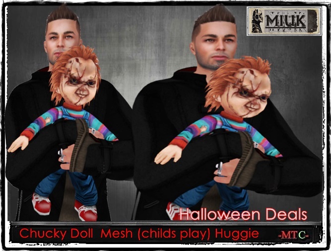 MIUK . . Chucky Doll  Mesh (childs play) Huggie -